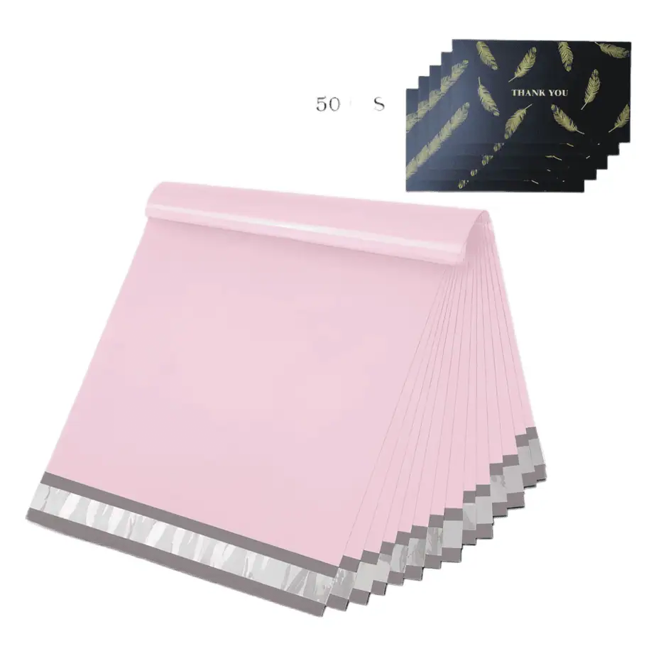 Enveloppes Plastiques d'Expédition Rose - Lot de 50 - 25 x 35 cm 1 Enveloppes Plastiques d'Expédition Rose - Lot de 50 - 25 x 35 cm